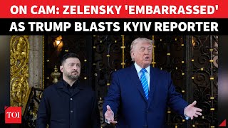 'DUMB QUESTION': Trump Snaps At Kyiv Post Reporter, Zelensky 'Buttons Lips' Over US Guarantees