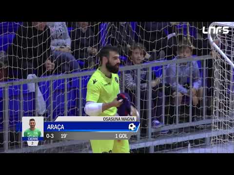 Gol Araça (0-3) Levante UD FS - Osasuna Magna. 1Div, J12