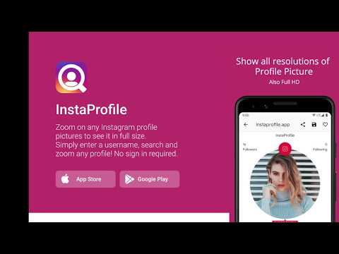 Profile Picture Downloader & Zoom for Instagram Video