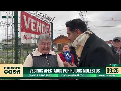 Vecinos de San Pedro de la Paz denuncian ruidos nocturnos de empresa que afectan su calidad de vida