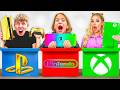 6000 PLAYSTATION Vs NINTENDO Vs XBOX Mystery Box Opening Welche Box Ist WERTVOLLER