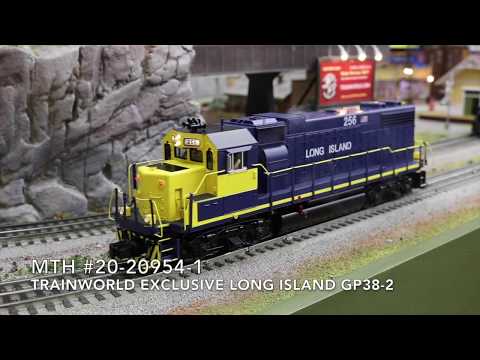 MTH Premier Long Island GP38-2 Diesel Engine Road  with Proto-Sound 3.0 (Trainworld Exclusive)