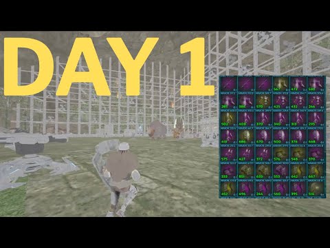 How A 10,000 Hour Duo Claimed The Most OP Cave On The Cluster - ARK Survival Evolved INX