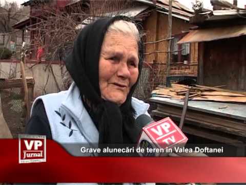 Grave alunecări de teren în Valea Doftanei