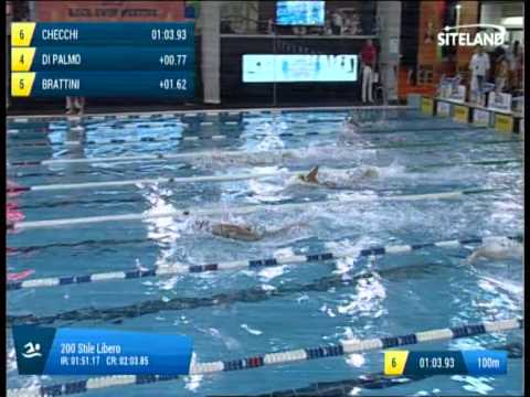 Serie 3 dei 200 Stile Libero  Assoluti F Agonisti - 7° Trofeo SOGEIS Montichiari