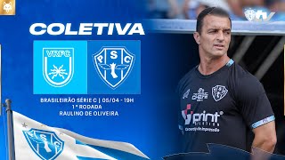#PapãoTV: COLETIVA PÓS JOGO DO TÉCNICO JÚNIOR ROCHA ( VOLTA REDONDA 0x1 PAYSANDU)!