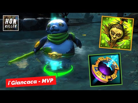 HoN Pandamonium SHRUNKEN HEAD with PORTAL KEY - MVP