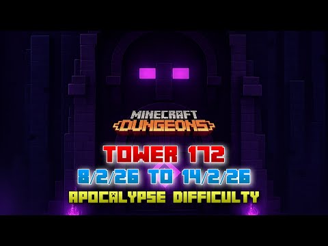 The Tower 172 [Apocalypse] Full Climb, Guide & Strategy, Minecraft Dungeons Fauna Faire