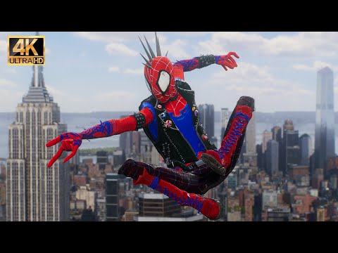 ATSV Spider-Punk Suit - Marvel’s Spider-Man 2 PC Free Roam Gameplay (4K60FPS)