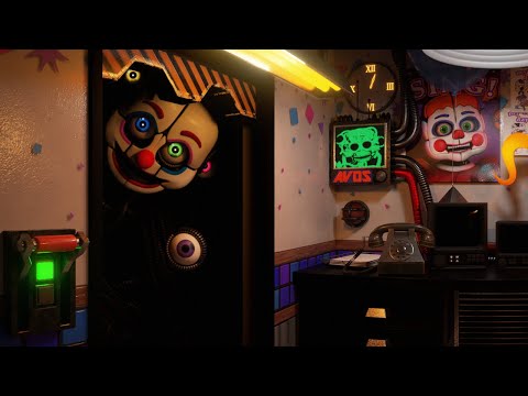 THIS ANIMATRONIC IS BIGGER THAN THE DOORWAY... TERRIFYING! | Circus Baby's Diner