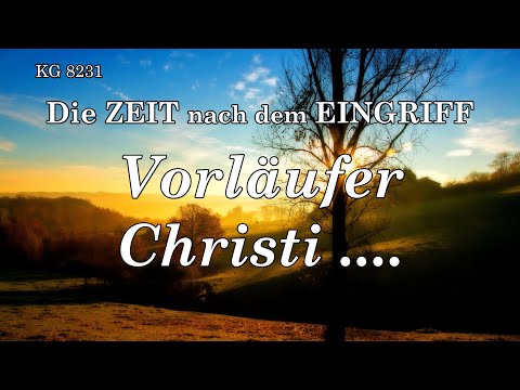 BD 8231 - VORLÄUFER CHRISTI ....