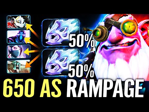 🔥 SNIPER 2x Moonshard RAMPAGE CARRY — 650 AS 100% HeadShot Pure Right-Click Build Dota 2 Pro