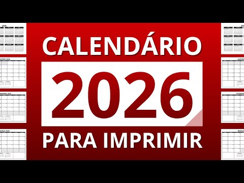 Vídeo: Calendário 2026 PDF: perguntas e respostas