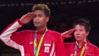 Congrats Tontowi Ahmad & Liliyana Natsir - Indonesia Raya