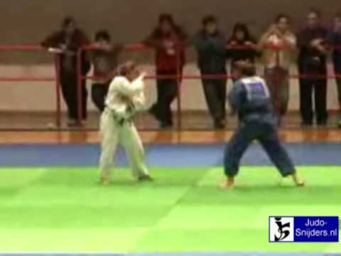 Judo 2006 Buenos-Aires: Krukower (ARG) - Barreto (VEN) [-63kg].