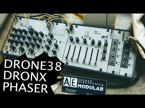 DRONE38 + DRONX + VACTROL PHASER // AE Modular Synth Jam #TTNM