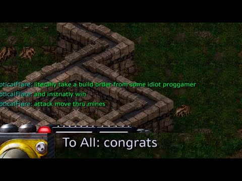 when dragoons take out all the mines with no damage