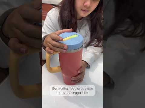 Gambar Picas Botol Vacuum Flask Pop Sip Dengan Handle 1 Liter Random