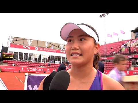 Grace Min through to second round