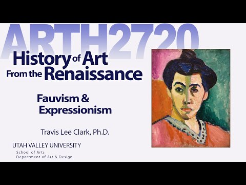 Lecture 14 Fauvism & Expressionism