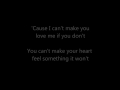 I Can't Make You Love Me -  Bonnie Raitt (1991) with lyrics
