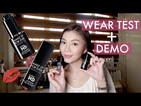 WEAR TEST + DEMO of MAKE UP FOREVER ULTRA HD SKIN BOOSTER and LIP BOOSTER | Peevee Dela Rosa