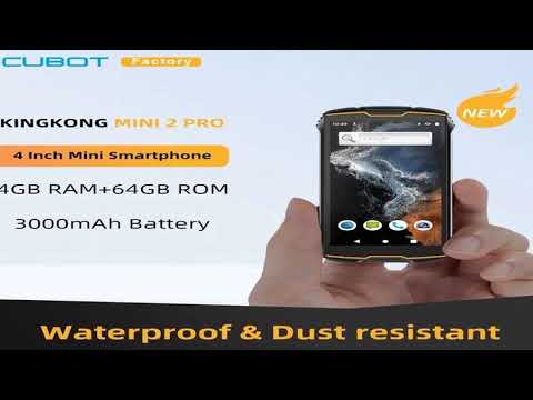Cubot KingKong MINI 2 Pro 4 Inch Mini Smartphone Waterproof 4GB+64GB(128GB Extended) Dual