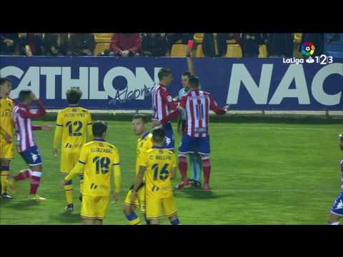 Resumen de AD Alcorcón vs Girona FC (2-1)