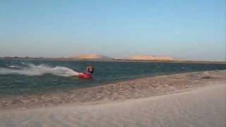 preview picture of video 'Kitesurfing at Jeri, Brazil - Big dunes, bigger air'
