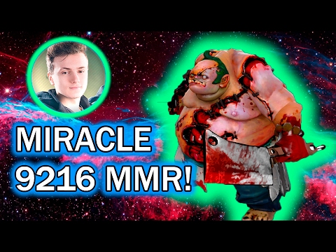Miracle 9216 MMR - Pudge Gameplay!