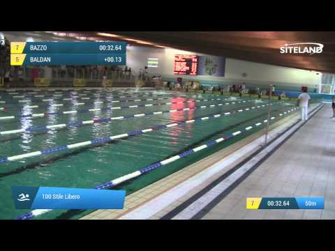 Serie 9 dei 100 Stile Libero  Assoluti Maschi Master - Campionati Regionali Master 2015 VENETO e FR