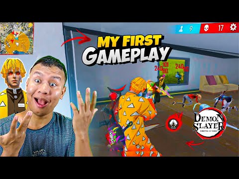 Demon Slayer ZENITSU Bundle First Solo Vs Squad Gameplay 😱Tonde Gamer