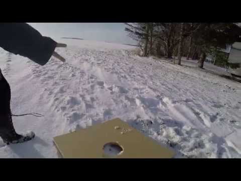 sne landskab  med drone og go.pro 4