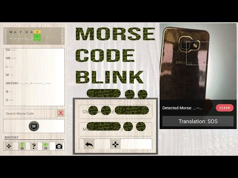 Morse Code Blink