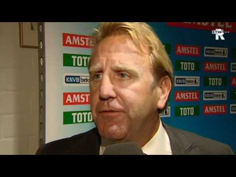 Reactie trainer Andre Hoekstra na verloren bekerfinale van de beloften van Feyenoord/Excelsior