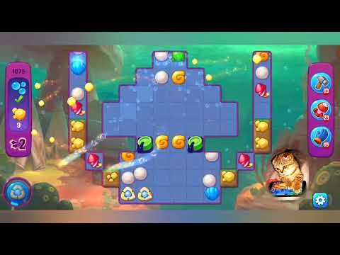 Fishdom 2022, no Boosters,  1075  level  -  прохождение без бустеров,  1075  уровень.