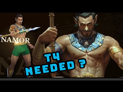 Namor T3 vs T4 ! Huge Upgrade ??