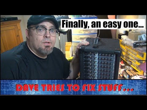 Peavey XR684 PA Head Service and Cleaning