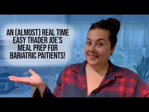 SUPER EASY BARIATRIC TRADER JOES MEAL PREP (FROM THE FREEZER!) // DOWN 61 POUNDS // VSG SURGERY 2022