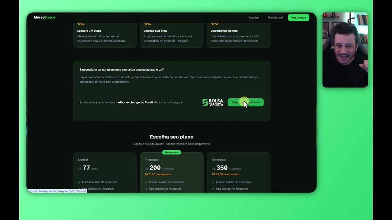 Como funciona o MussuGrupos LAY HT