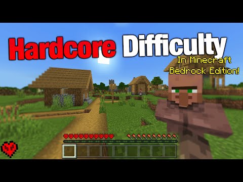 DanRobzProbz - How to Get Hardcore Difficulty in Minecraft Bedrock Edition!