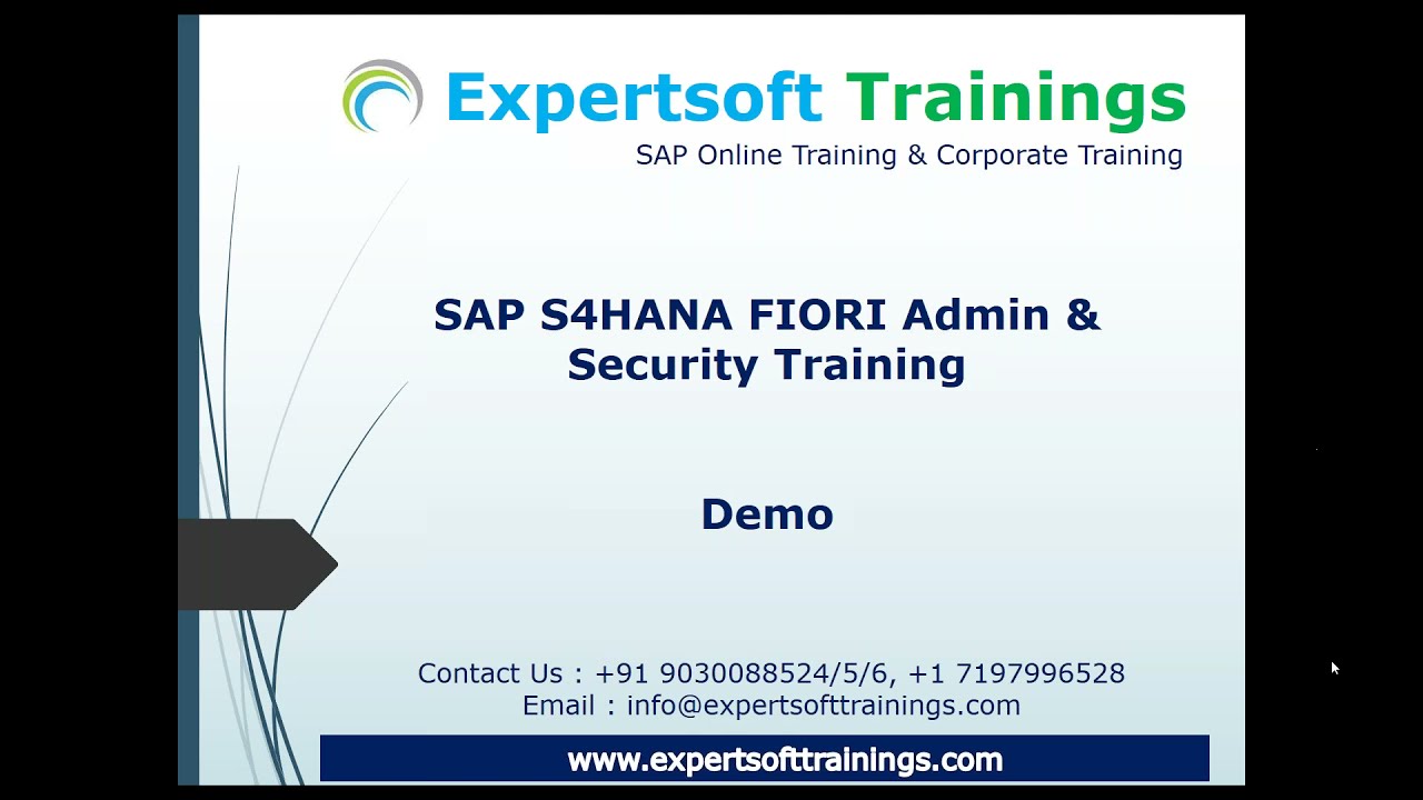 SAP S4HANA FIORI Admin & Security Demo