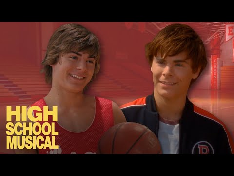 Troy Playing Basketball for 4 Minutes | High School Musical