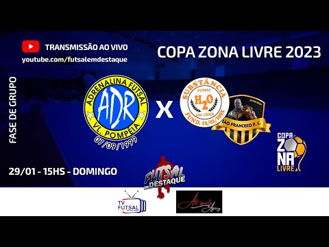 ADRENALINA X SUBSTANCIA - COPA ZONA LIVRE #futsalemdestaque