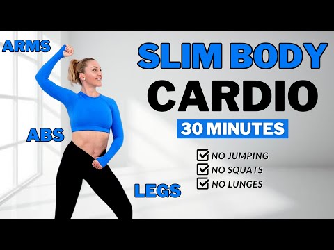 🔥Burn Arm + Leg + Belly Fat🔥30 Min Aerobics Workout🔥All Standing🔥No Squats/ No Lunges🔥No Repeat🔥