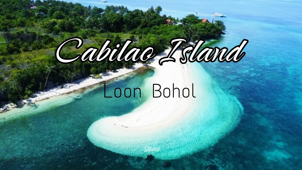 Discover the enchanting aerial vistas of Cabilao Island.