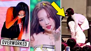 Kpop idols overworked & Collapsing of stage