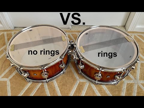 DW Snare Drum Re-Rings Shootout comparison