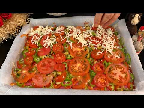 Pizza with liquid dough! No kneading required! Quick and delicious, just like in a restaurant.