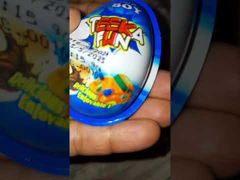 بيضة Teeka chocolate egg  @Exclusiviaonlineshopping #kids #explore #toys #chocolate fun opening